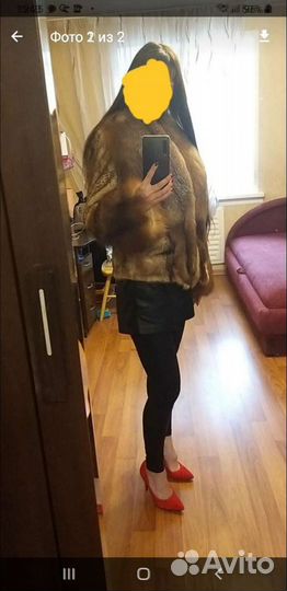 Красивую норковую шубу