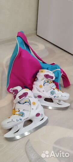 Коньки детские раздвижные 30-33