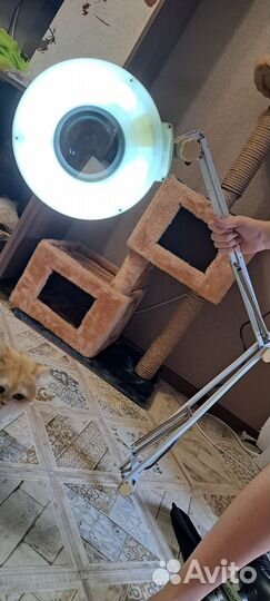 Увелечительное стекло с подсветкой