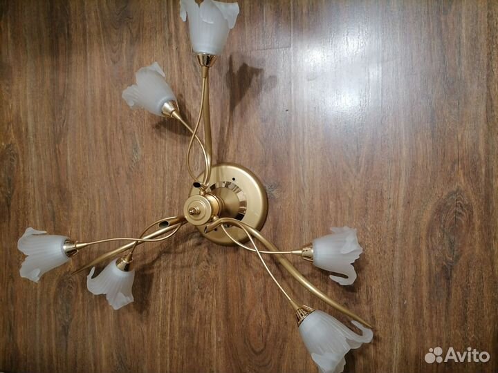 Люстра потолочная бу
