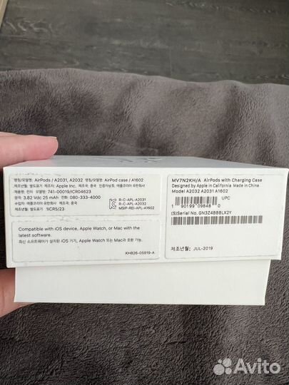 Наушники apple airpods 2