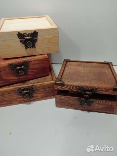 Коробка подарочная деревянная