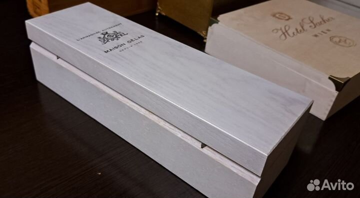 Деревянные коробки от напитков