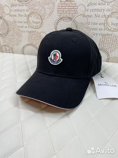 Бейсболка moncler чёрная