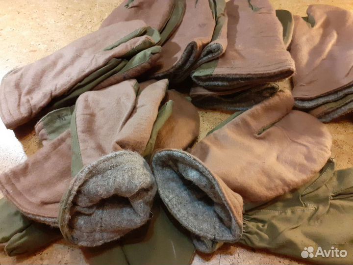 Перчатки руковицы войлок суконные СССР новые