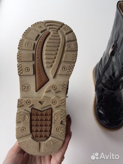 Ортопедические лакированные сапожки