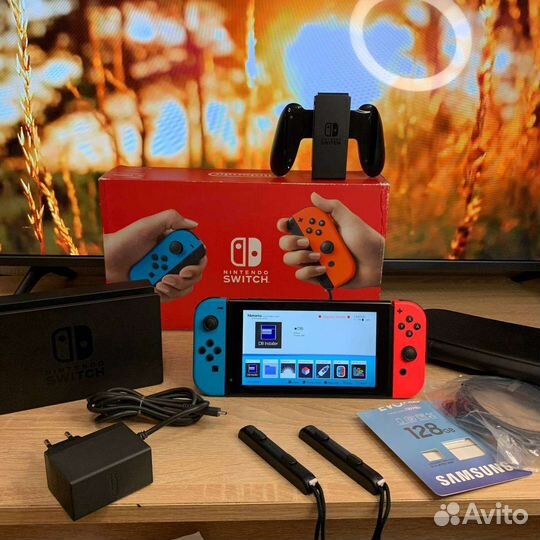 Nintendo Switch Rev.2 чип 160 гб