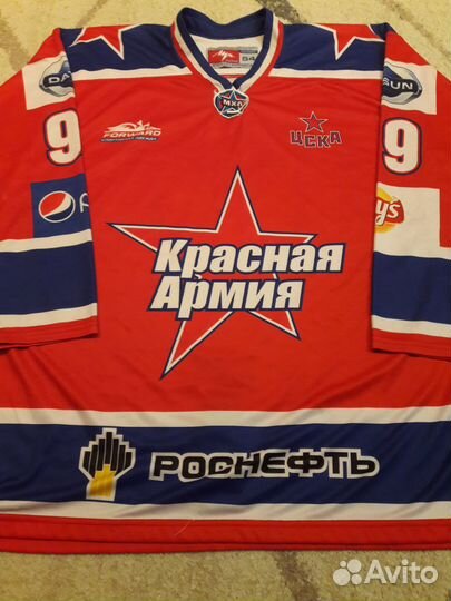 Игровой хоккейный свитер Красная Армия