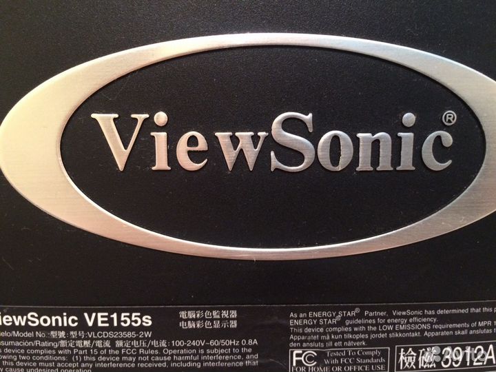 Монитор view sonic ve 155 s
