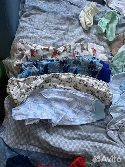 Детские вещи пакетом 56-68