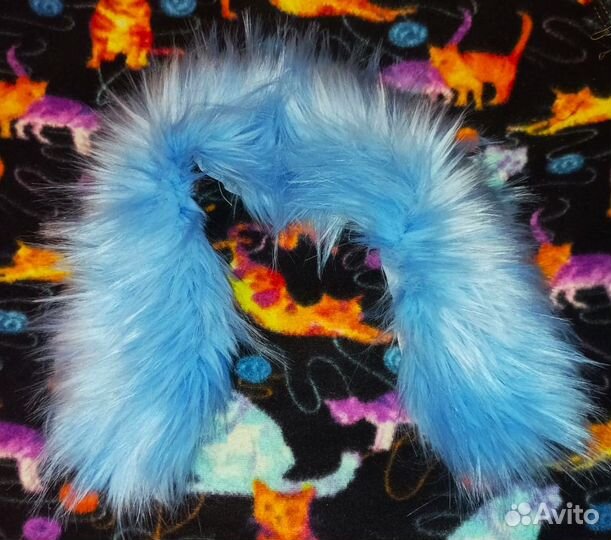 Опушка на капюшон 60 см искусственный мех