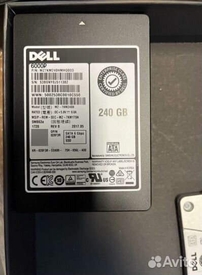 HDD / SSD для сервера Dеll, intеl, Ехоs