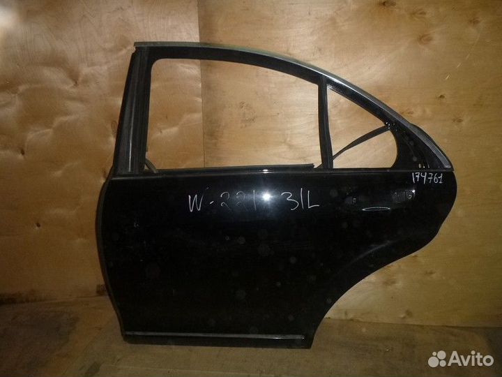 Дверь задняя левая mercedes benz W221 2005-2013