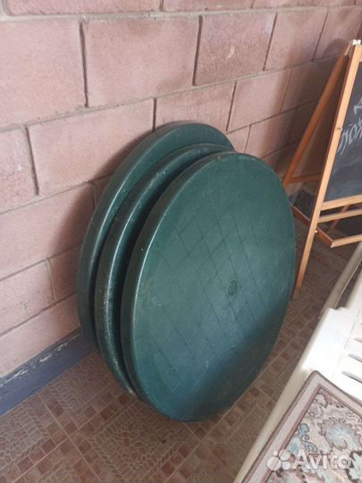Столы и стулья из пластика