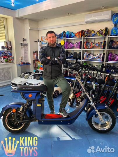 Электроскутер Citycoco SkyBoard BR4000 Fast Editio