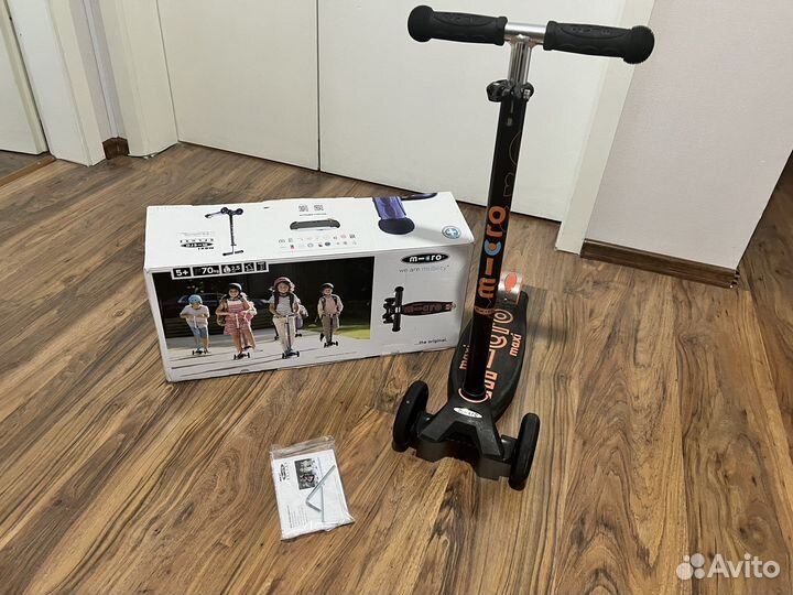 Самокат maxi micro deluxe black
