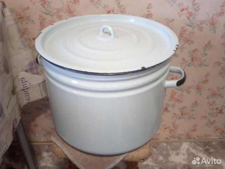 Кастрюля эмалированная 25 литров
