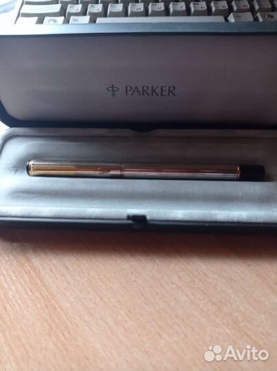 Перьевая ручка parker золотое перо оригинал