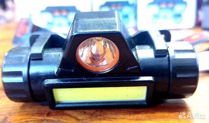 Налобный фонарик яркий луч