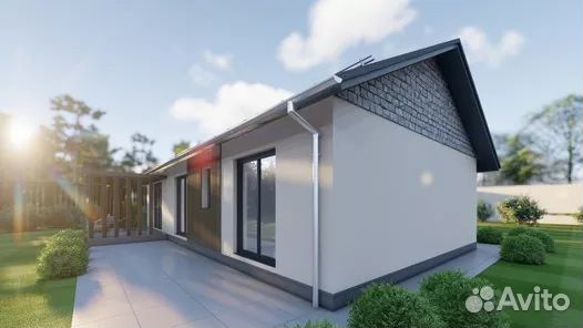 Каркас дома площадью 115,15 м² от производителя