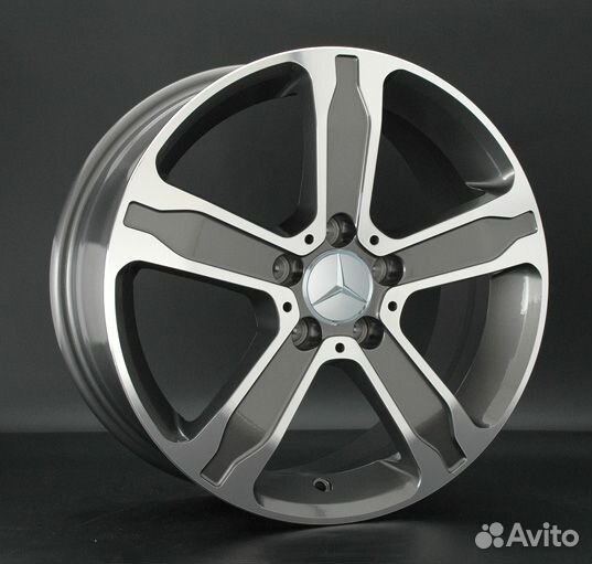 Replica LA MR146 : 6,5x17 5*112 Et:38 Dia:66,6 gmfp