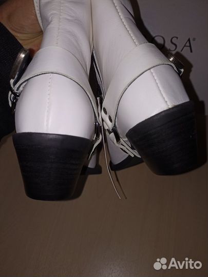 Полусапоги казаки, нат. кожа, новые с биркой