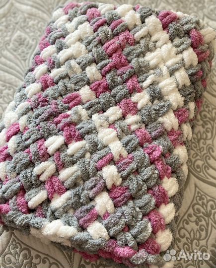 Плед детский плюшевый