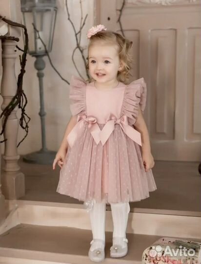 Платье для девочки 92