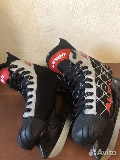 Коньки хоккейные Larsen Alex, black