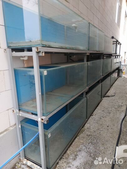 Аквариумы б/у, размеры,объемы,цены в описании