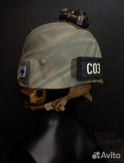 Боевой кевларовый шлем Gentex mich / ACH 2000