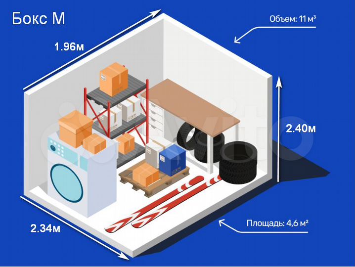 Склад, 3.5 м²