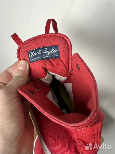 Кеды красные converse 37