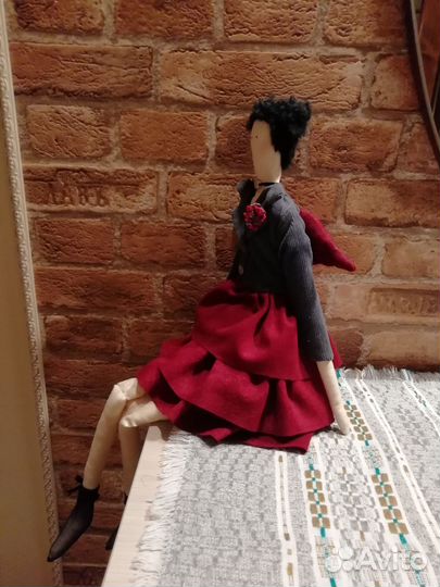 Интерьерная кукла ручной работы (тильда)