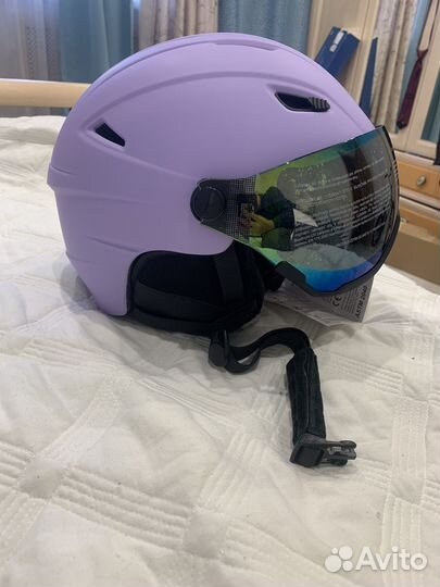 Шлем горнолыжный женский новый