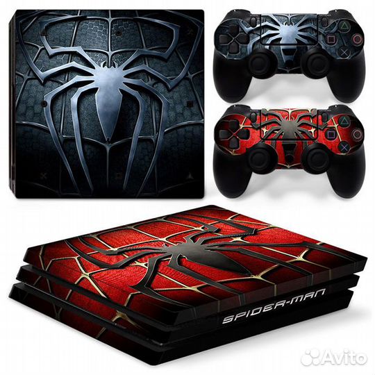 Виниловая наклейка для консоли PlayStation PS4 Pro