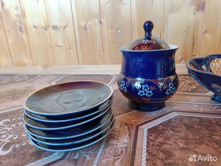 Чайный сервиз СССР cobalt