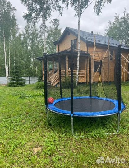 Батут 244 см с сеткой.Для детей.Ижевск.Новый