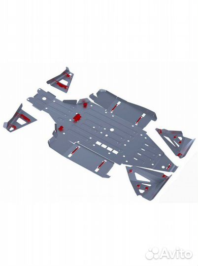 Защита днища для квадроцикла BRP (Can-Am) Maverick