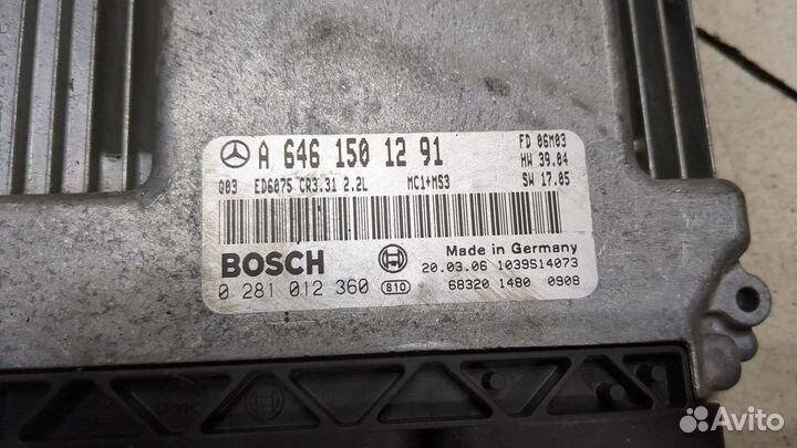 Блок управления двигателем Mercedes Vito W639, 200