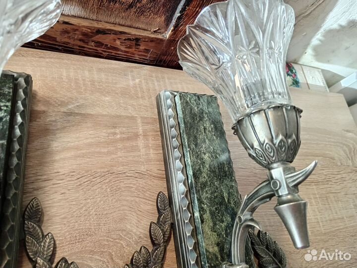 Два настенных светильника СССР