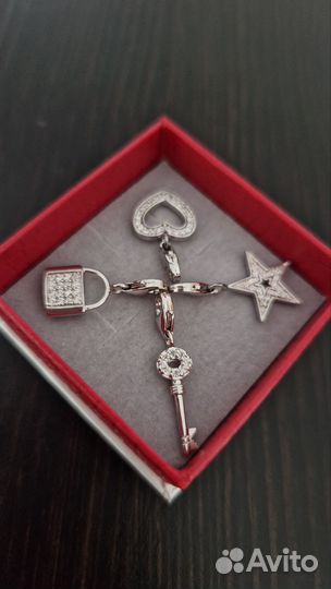 Подвеска серебро, шармы