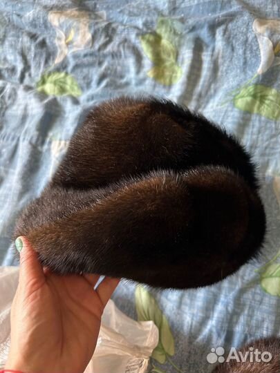 Шапка норковая женская