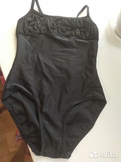 Купальник гимнастический с юбкой размер 128-134