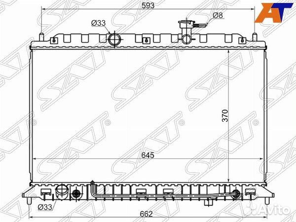 Радиатор KIA RIO