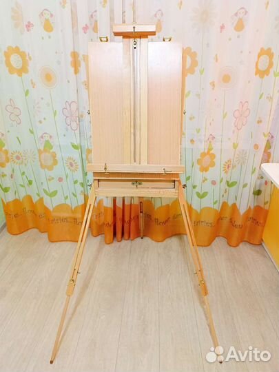 Мольберт - этюдник складной brauberg