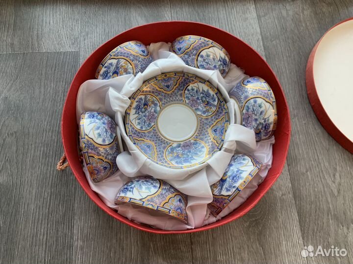 Сервиз чайный (китайский фарфор) новый