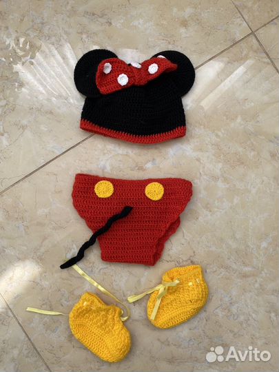 Комплект для фотосессии для малыша 3 мес