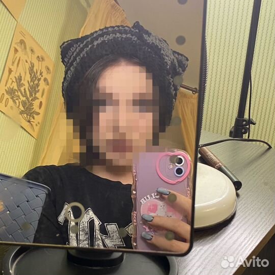 Шапка с ушками