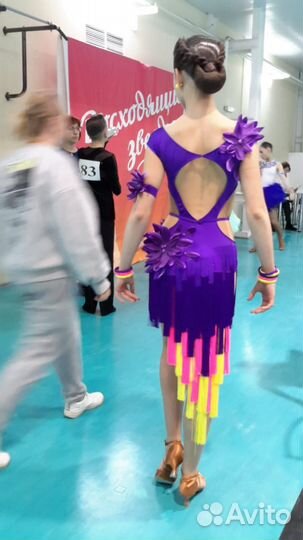 Платье для бальных танцев латина ю1